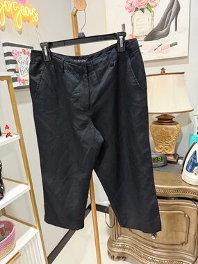 Women’s Black Cropped Trousers - Classic Ankle Length